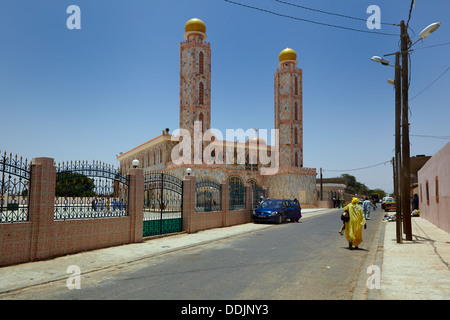 Khalifa Ababacar Sy Mosquée, Tivaouane, Sénégal, Afrique Banque D'Images