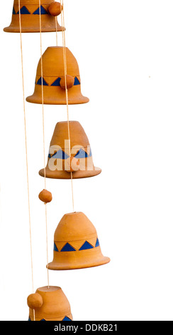 D'ornementation en céramique Pots de fleurs suspendus ornement Banque D'Images