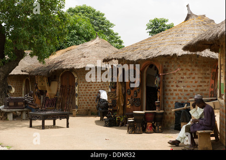 Des éléments traditionnels du marché nigérian, Abuja, Nigéria Banque D'Images