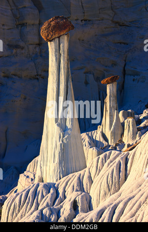 Wahweap Hoodoos au lever du soleil. Grand Staircase-Escalante National Monument, Banque D'Images