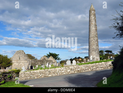 Ardmore est l'un des plus pittoresques sites du patrimoine de l'Irlande Banque D'Images