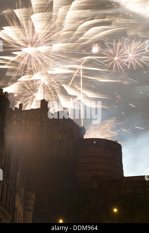 Concert Fireworks Festival International d'Édimbourg. Banque D'Images