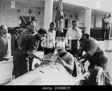 Onofre Marimon au Grand Prix de France, Reims, 1951. Artiste : Inconnu Banque D'Images