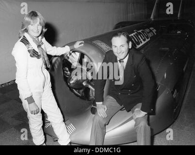 Fiona Frères et Richard Noble, 1980. Artiste : Inconnu Banque D'Images