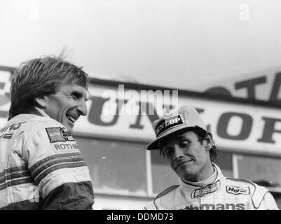 Derek Bell et Jacky Ickx, 1000km Silverstone, mai 1985. Artiste : Inconnu Banque D'Images