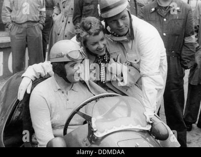 Alberto Ascari dans une Ferrari, 1953. Artiste : Inconnu Banque D'Images