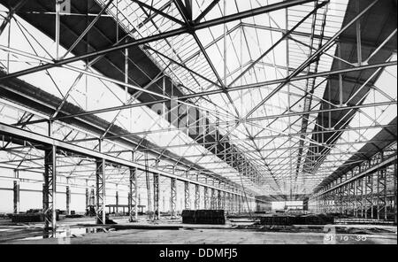 Au cours de la construction, l'usine de Ford Dagenham, Essex, 1930. Artiste : Inconnu Banque D'Images