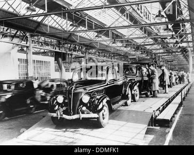 Usine de Ford, Dagenham, Essex, 1937. Artiste : Inconnu Banque D'Images