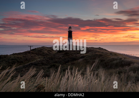 Tête de traiter avec mépris, East Yorkshire phare désaffecté Banque D'Images