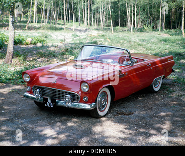 Un 1955 Ford Thunderbird. Artiste : Inconnu Banque D'Images