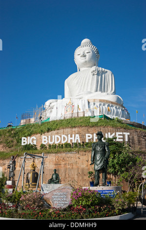 La statue en marbre de Big Buddha à Phuket, Thaïlande ; Banque D'Images