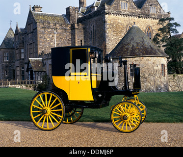 1897 Bersey taxi électrique. Artiste : Inconnu Banque D'Images