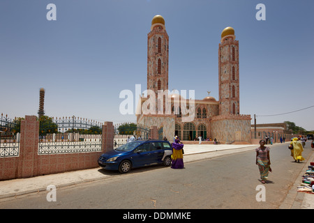 Khalifa Ababacar Sy Mosquée, Tivaouane, Sénégal, Afrique Banque D'Images