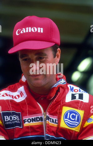 Nigel Mansell au Grand Prix de Grande-Bretagne, Silverstone, Northamptonshire, 1988. Artiste : Inconnu Banque D'Images