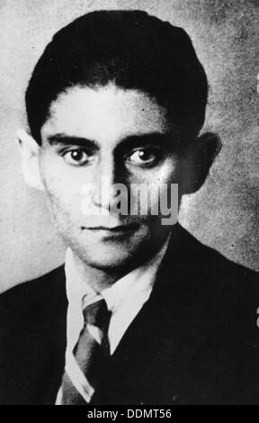 Franz Kafka (1883-1924), écrivain tchèque, c1924. Artiste : Inconnu Banque D'Images