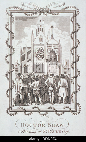 La Cathédrale St Paul (ancien), Londres, 1776. Artiste : Anon Banque D'Images