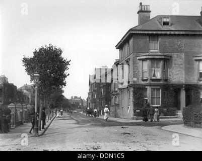 Victoria Road, Deal, Kent, 1890-1910. Artiste : Inconnu Banque D'Images