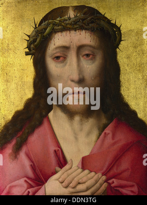 Le Christ couronné d'épines, ca 1470-1475. Artiste : Combats, Dirk, (atelier) Banque D'Images