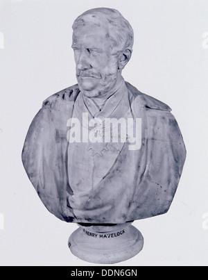 Le Major-général Sir Henry Havelock. 1858. Artiste : William Behnes Banque D'Images