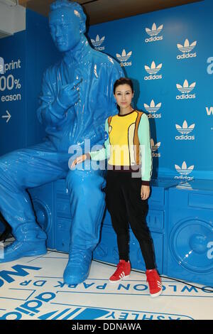 Hong Kong, Chine. 4e août, 2013. Michelle Reis assiste à une activité commerciale à Hong Kong, Chine Le mercredi 4 septembre 2013. Credit : TopPhoto/Alamy Live News Banque D'Images