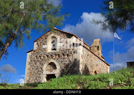 Chypre, de Pyrga, chapelle Sainte Catherine, chapelle d'Agia Sofia, Sainte Catherine, Chapelle Royale, chapelle médiévale, French-Byzan Banque D'Images