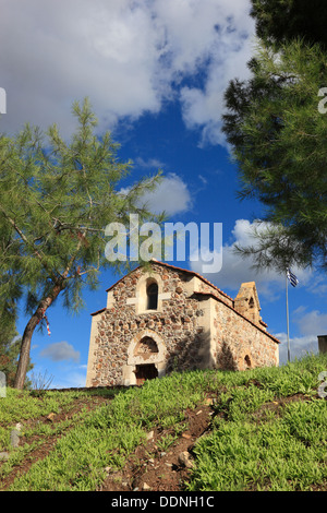 Chypre, de Pyrga, chapelle Sainte Catherine, chapelle d'Agia Sofia, Sainte Catherine, Chapelle Royale, chapelle médiévale, French-Byzan Banque D'Images