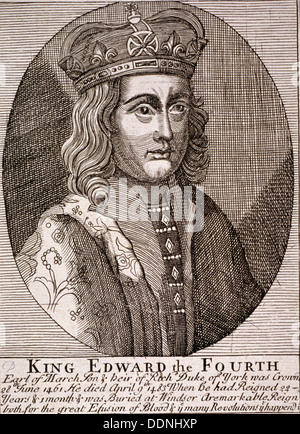 Édouard IV, roi d'Angleterre, c1467, C1750). Artiste : Anon Banque D'Images