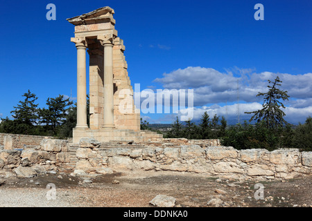 Chypre, Kourion, assyrienne Ku-ri-i, le grec ancien, le Latin sanctuaire d'Apollon Hylates à Kourion curium, vestiges d'Hylatesheiligtums, histor Banque D'Images