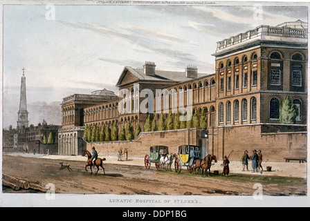 À l'hôpital, Old Street, Londres, Finsbury, 1815. Artiste : William Angus Banque D'Images