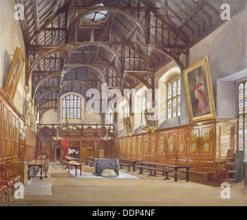 Gray's Inn Hall, Londres, 1886. Artiste : John Crowther Banque D'Images