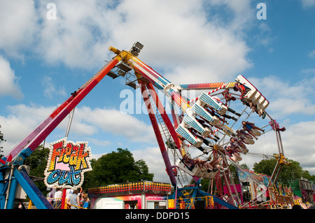 Fête foraine ride, Lambeth, 2013 Country Show Brockwell Park, London, UK Banque D'Images