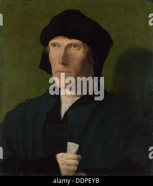 Un homme âgé de 38 ans, ca 1521. Artiste : Lucas van Leyden,, (1489/94-1533) Banque D'Images
