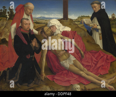 Pietà, ca 1465. Artiste : Rogier van der Weyden,, (atelier) Banque D'Images