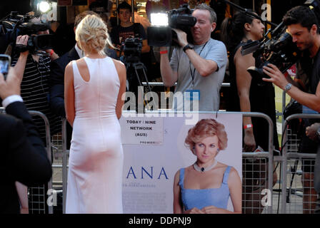 Leicester Square, Londres, Royaume-Uni. Le 05 août, 2013. 'Diana' Première Mondiale, Leicester Square, Londres, Septembre 5th, 2013. Naomi Watts joue (Diana) Banque D'Images