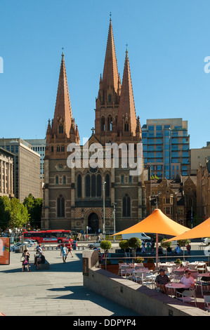 La Cathédrale St Paul, Melbourne, Victoria, Australie Banque D'Images