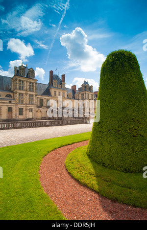 Château de Fontainebleau, France. Banque D'Images