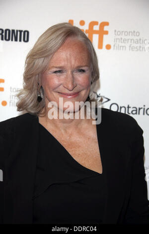 Toronto, Canada. Le 05 août, 2013. L'actrice Glenn Close nous assiste à la 30e anniversaire 'The Big Chill' au cours de la 38e conférence annuelle du Festival du Film de Toronto, à Toronto, Canada, 05 septembre 2013. Le festival se déroule jusqu'au 15 septembre. Photo : Hubert Boesl/dpa/Alamy Live News Banque D'Images