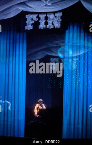 Londres, Royaume-Uni. Le 05 août, 2013. The Tiger Lillies performing Rime of the Ancient Mariner au Queen Elizabeth Hall, Londres. 5 Septembre 2013 : Crédit Carole Edrich/Alamy Live News Banque D'Images