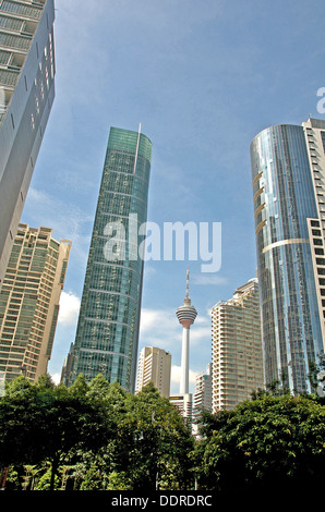 La tour Menara Kuala Lumpur, Malaisie Banque D'Images