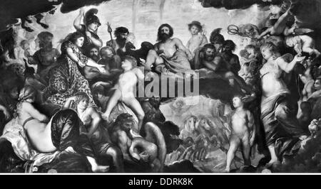 Religion, monde antique, mythologie grecque, 'le Conseil des Dieuxs', peinture de Peter Paul Rubens (1577 - 1640), 1602, Prague, droits additionnels-Clearences-non disponible Banque D'Images
