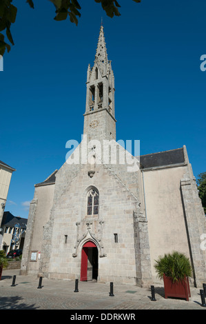 L'ancienne église à Benodet Bretagne France Banque D'Images