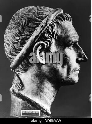 Antiochus III les 'grandes', 241 - 187 avant J.-C., Roi de l'Empire Séleucide 223 - 187 avant J.-C., portrait, buste romain, Louvre, Paris, l'artiste n'a pas d'auteur pour être effacé Banque D'Images