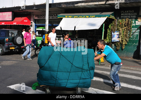 Marché Tejelo à Medellin .Département d'Antioquia. Colombie Banque D'Images