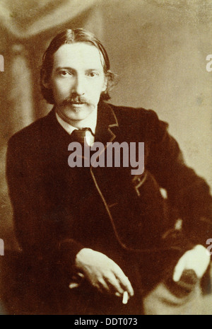 Robert Louis Stevenson, l'auteur écossais, c1870-1894. Artiste : Inconnu Banque D'Images