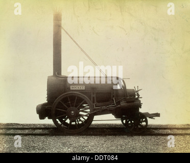 L 'Rocket', la locomotive conçue par George Stephenson en 1829, c1905. Artiste : Inconnu Banque D'Images