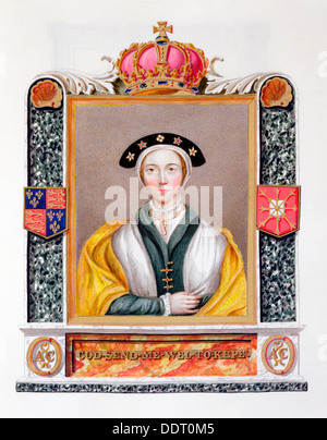 Anne de Clèves, quatrième épouse et reine de Henry VIII, (1825). Artiste : Sarah, comtesse d'Essex Banque D'Images