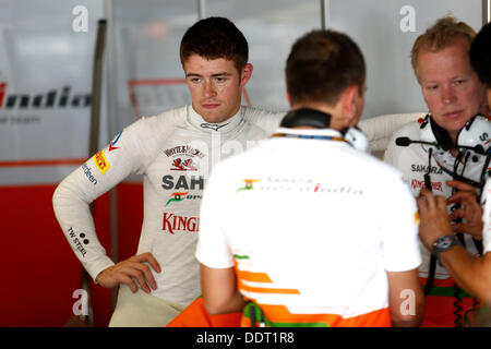 Monza, Italie. Le 06 août, 2013. Sport Automobile : Championnat du Monde de Formule 1 de la FIA 2013, Grand Prix d'Italie, # 14 Paul di Resta (GBR, Sahara Force India F1 Team), Crédit photo : dpa alliance/Alamy Live News Banque D'Images