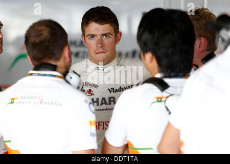 Monza, Italie. Le 06 août, 2013. Sport Automobile : Championnat du Monde de Formule 1 de la FIA 2013, Grand Prix d'Italie, # 14 Paul di Resta (GBR, Sahara Force India F1 Team), Crédit photo : dpa alliance/Alamy Live News Banque D'Images