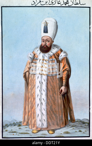 Mehmed III, empereur Ottoman, (1808). Artiste : Inconnu Banque D'Images