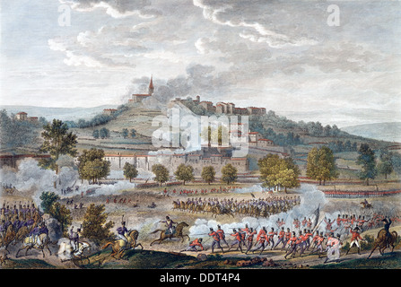 La bataille de Montebello et Casteggio, Italie, le 20 Prairial, An 8 (9 juin 1800). Artiste : Jean Duplessis-Bertaux Banque D'Images